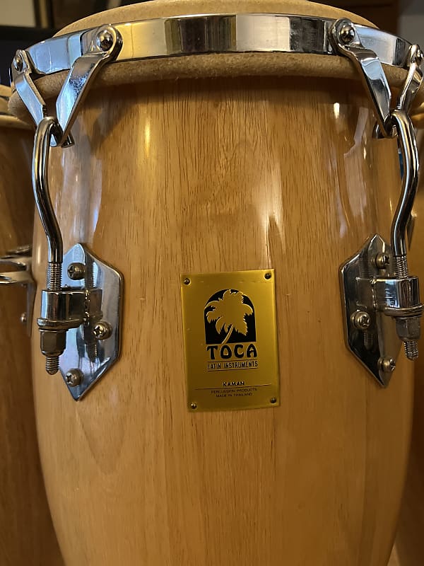 Toca Kaman Conga, Tumba, and Quinto - Natural Wood | Reverb
