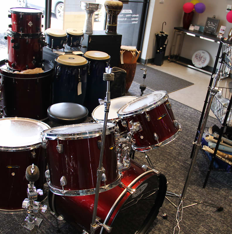 Sound percussion new arrivals drum set used