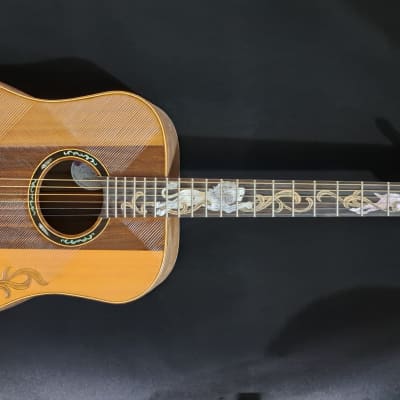 Blueberry NEW IN STOCK Handmade Acoustic Guitar Dreadnought image 1