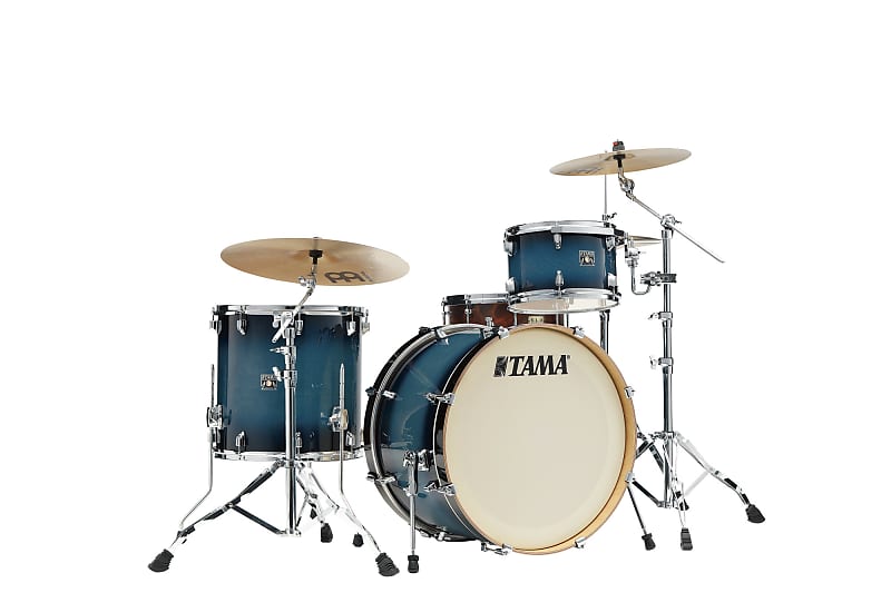 Tama CL32RZS-BAB Superstar Classic Shell Kit 3 pcs - Blue Lacquer Burst/Chrome HW image 1