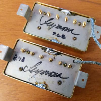 Very Early Seymour Duncan Antiquity Humbucker Set - Signed by