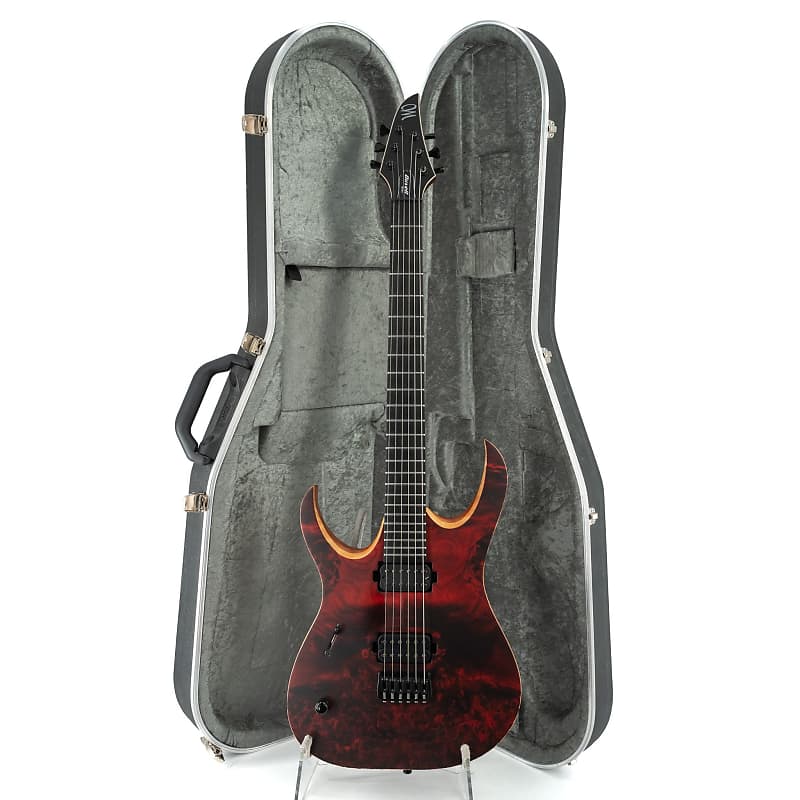 Mayones Duvell Elite 6 Left Handed Dirty Red Used Reverb