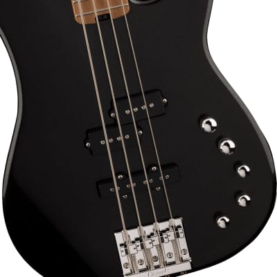 Charvel Pro-Mod San Dimas Bass PJ IV, Metallic Black image 4