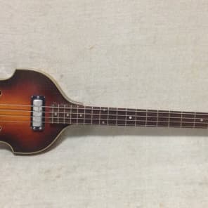 Klira 356 Twen Star Violin Bass 1960's Tobacco Burst image 2