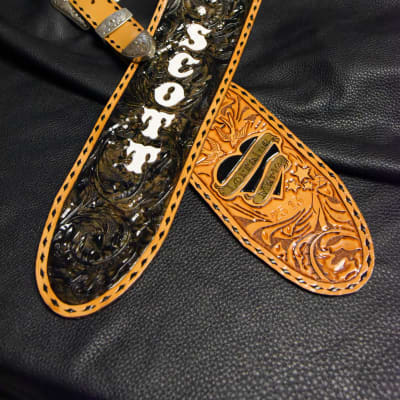Dru Whitefeather Hand Made Guitar Strap 