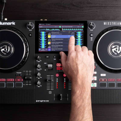 Numark Mixstream Pro Standalone DJ Console w Built-In Speakers & Wifi Streaming image 16
