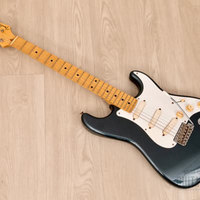 2008 Fender Stratocaster ‘54 Vintage Reissue ST54-LS Gunmetal Blue, Near-Mint w/ Lace Sensor, Japan CIJ image 11