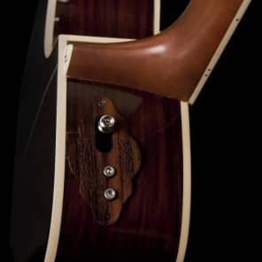 Washburn WDFLB28SCE Forrest Lee Bender - Natural with Tree of Life Inlay image 8