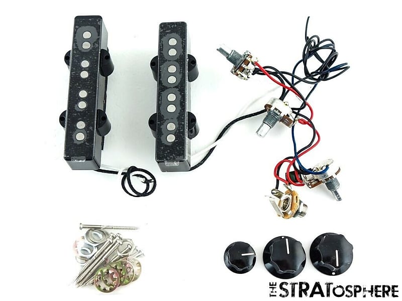 Fender Squier 70s Class Vibe Jazz Bass PICKUPS POTS KNOBS Reverb