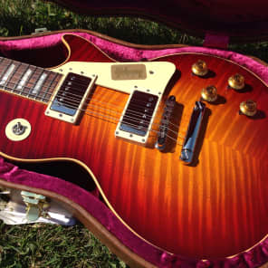 BRAND NEW 2015 TRUE HISTORIC Gibson Les Paul 1959 Custom Shop Guitar in Cherry Sunburst R9 59 image 7