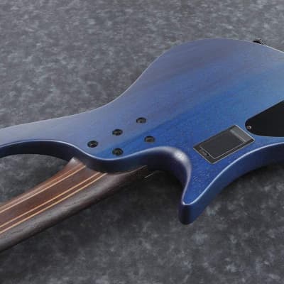 Ibanez EHB1505MS Ergonomic Headless 5-String Multiscale Bass (Pacific Blue Burst Flat) image 5
