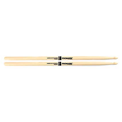Promark Hickory 5A Wood Tip Drum Sticks - TX5AW image 1