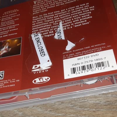 YNGWIE MALMSTEEN - GUITAR MUSIC INSTRUCTIONAL DVD - ALFRED'S