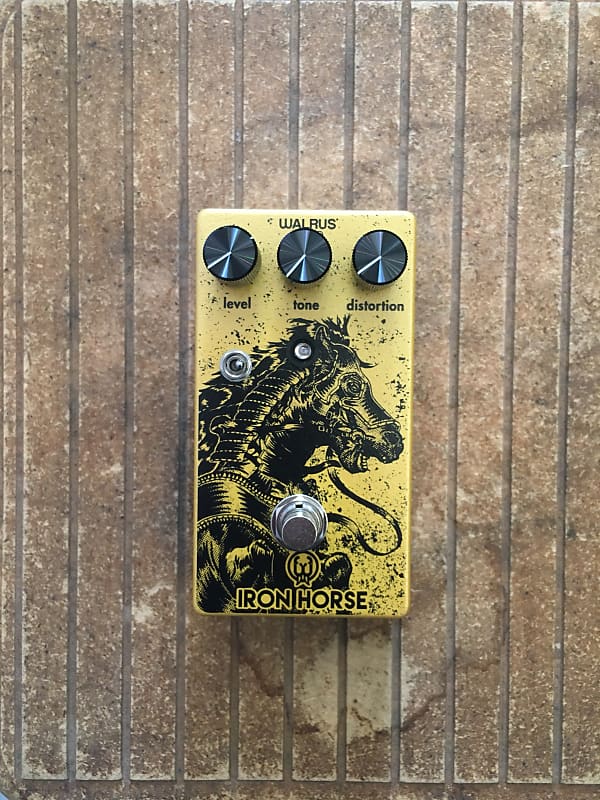 Walrus Audio Iron Horse 2019 Yellow w/ two FREE Patch Cables image 1
