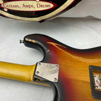 ESP LTD ST-203 Relic'd S-style Guitar 2015 - Sunburst image 17