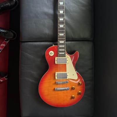 Greco EG850 Singlecut 1989 Cherry Burst Light Lightweight + Case | Reverb UK