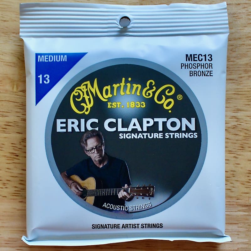 Martin MEC13 Eric Clapton Strings Phosphor Bronze Medium | Reverb