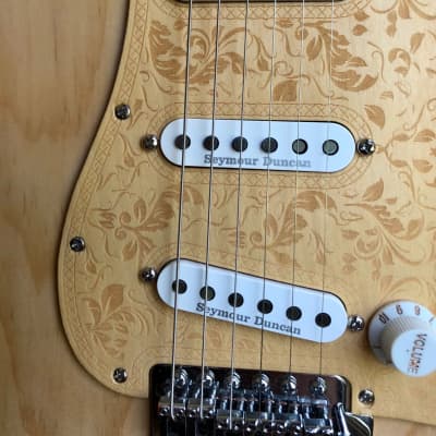 IYG Custom Guitar, Piney,  Vintage Stratocaster-style, SeymourDuncans & Case 2021 Natural image 10
