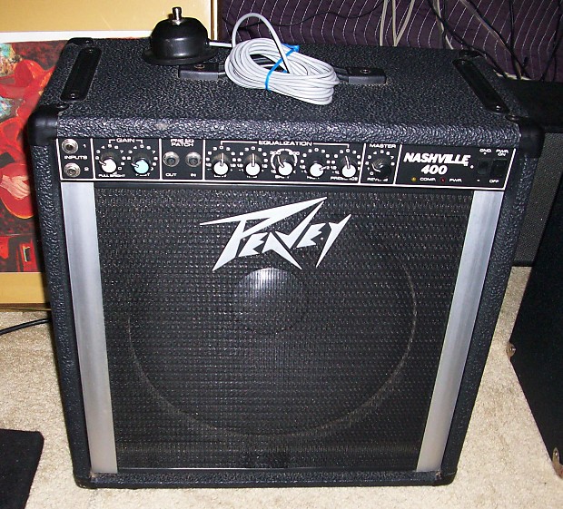 Peavey Nashville 400 1979 Black & Silver Reverb