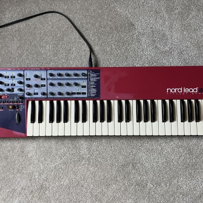 Nord Lead 2X 49-Key 20-Voice Polyphonic Synthesizer 2003 - 2013 Red