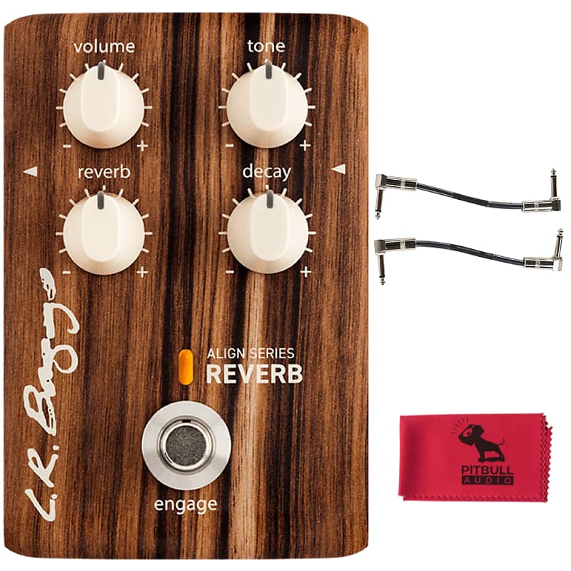 LR Baggs Align Reverb Acoustic Guitar Effects Pedal w/ Patch