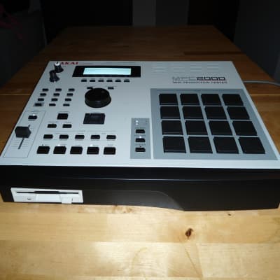 Custom Akai MPC 2000 w/White LEDs & Black PADs Max RAM Sample & Boot Disks image 7