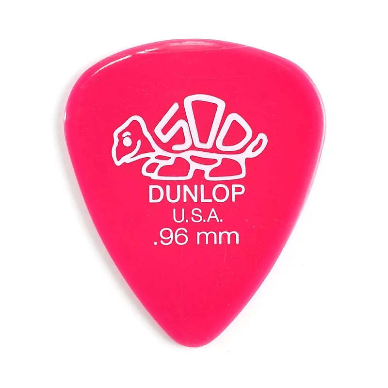 Dunlop 41P96 Delrin 500 Standard .96mm Guitar Picks (12-Pack) image 1
