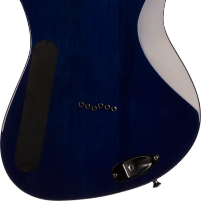 Jackson Pro Chris Broderick Soloist HT6P Electric Guitar, Trans Blue Poplar image 3