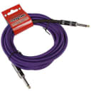 ACE SC186PP 18.6ft Instrument Cable, Woven - Purple