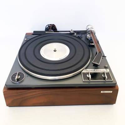 Vintage Garrard SL 95 3 Speed Idler-Drive Turntable  Record Player with Shure M75E Cartridge Wood image 1