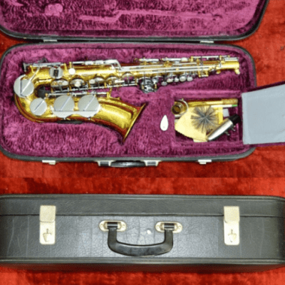 Amati Saxophone ALTO "S CLASSIC SUPER 723 A 1980s Bi-colore gold/argent image 1