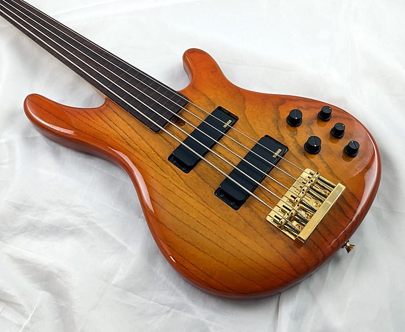 YAMAHA Japan 1998 TRB-5-II-F Lined Fretless 5-String Bass w