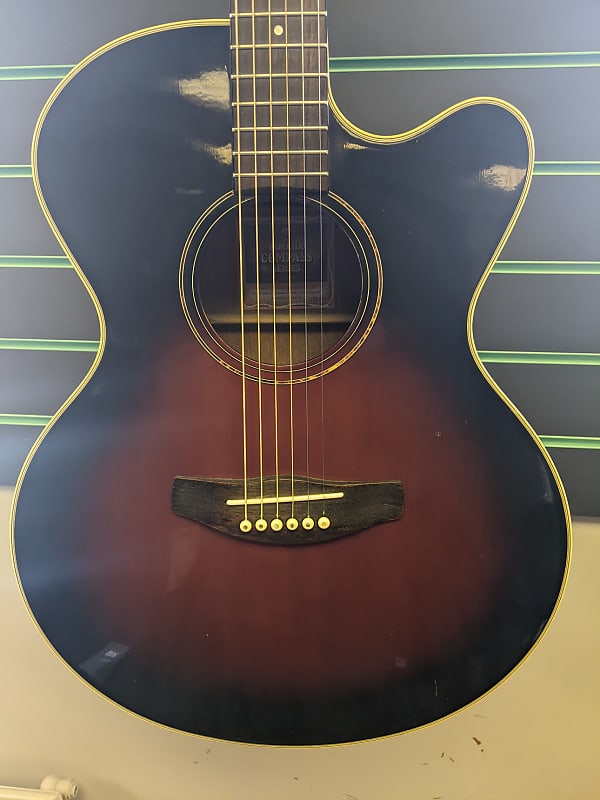Yamaha CPX-5 VS Vintage Sunburst 2002 Electro Acoustic Guitar | Reverb