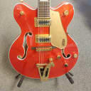 New Gretsch G5422TG Electromatic Hollow Body Electric Guitar with Bigsby and Gold Hardware Orange Stain