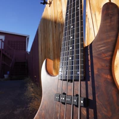 Sadowsky MetroLine Special Edition Modern 24 Walnut Top Left Handed 5-String Bass w/ Gig Bag NOS image 6