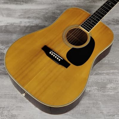 1980's Tokai Cat's Eyes CE-250 Vintage Acoustic Dreadnought Guitar (Natural) for sale