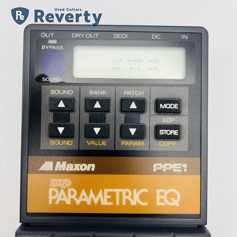 Maxon PPE1 Programmable Parametric EQ Equalizer 1980s