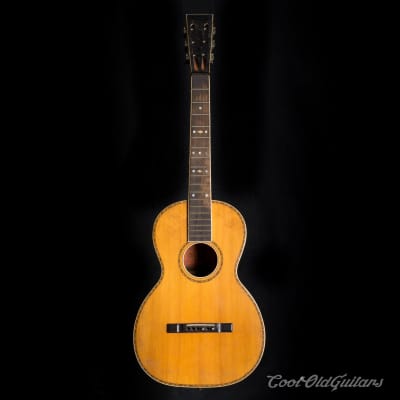 Vintage 1910s-20s Lyon & Healy Lakeside Acoustic Parlor Guitar with Brazilian Rosewood image 2