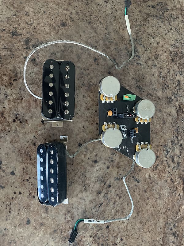 Gibson Pickups 498T and 490R with Gibson PCB Harness Connect ( No