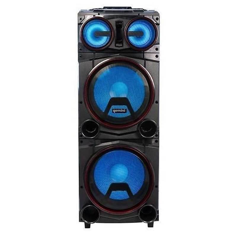 Gemini GMAX6000 6000W Dual 15 Bluetooth Party Speaker System Reverb