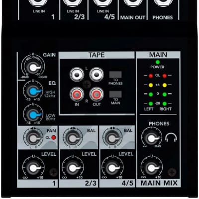 MACKIE MIX5 5チャンネル コンパクト ミキサー マッキー 【 仙台