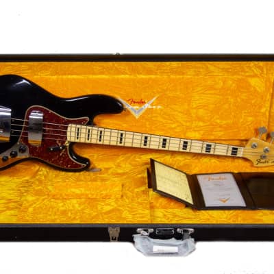 Fender Custom Shop 1968 JAZZ BASS JourneyMan - Aged Black - 9.6 pounds - CZ574565 image 1