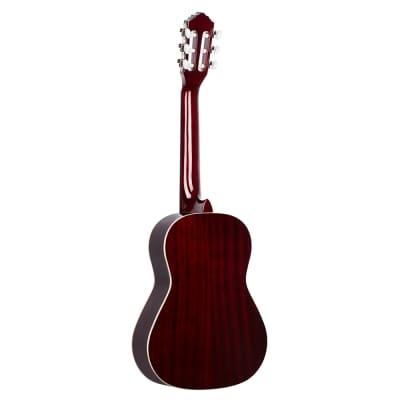 Ortega Family Series 1/2 Size Nylon Classical Guitar w/ Bag image 8