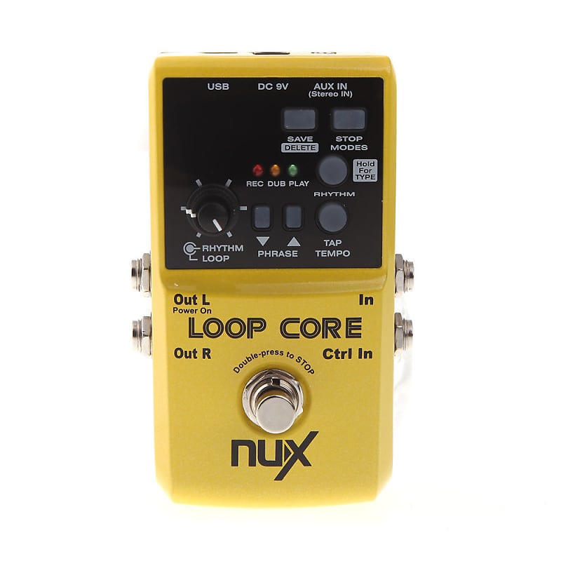 NUX Loop Core Stereo Guitar Effect Pedal 6H Recording + 40 Built-in Drum Patterns + TAP Tempo! image 1