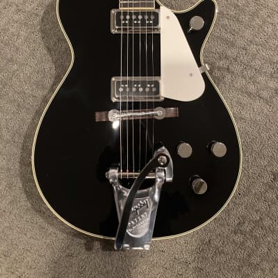 Under 7lbs - Gretsch G6128T-53 Vintage Select '53 Duo Jet with Bigsby - 2023 - Black image 2