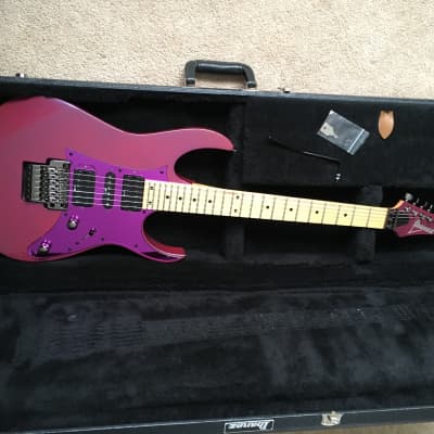 Vintage Ibanez RG550 Deluxe RG 550 RG550DX 1993 Purple Neon