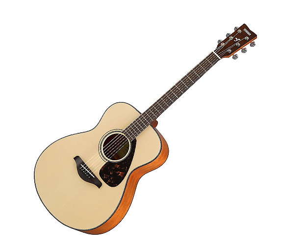 Yamaha FS800 Solid Spruce Top OM Acoustic Guitar Natural image 1