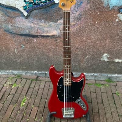 Fender Mustang Bass 1978-Red for sale
