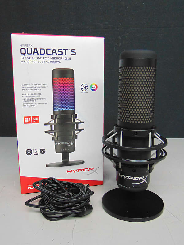 HyperX QuadCast S USB Condenser Microphone