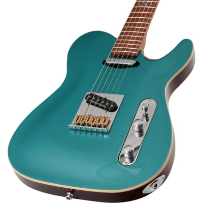 Chapman ML3 Pro Traditional Electric Guitar, Liquid Teal Metallic Gloss, Scratch & Dent image 6